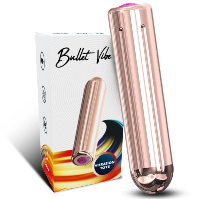 ARMONY - WARHEAD VIBRADOR BALA CONTROLE REMOTO DOURADO 2 CM X 8.8 CM - D-238064 - Dona Pimenta