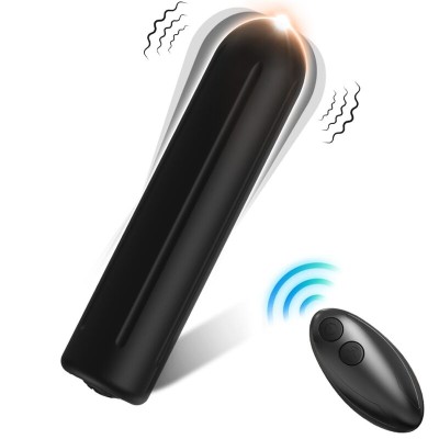 ARMONY - WARHEAD VIBRADOR BALA CONTROLE REMOTO PRETO 2 CM X 8.8 CM - D-238065 - Dona Pimenta