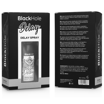 BLACK HOLE - DELAY SPRAY À BASE DE ÁGUA 30 ML - D-239845 - Dona Pimenta