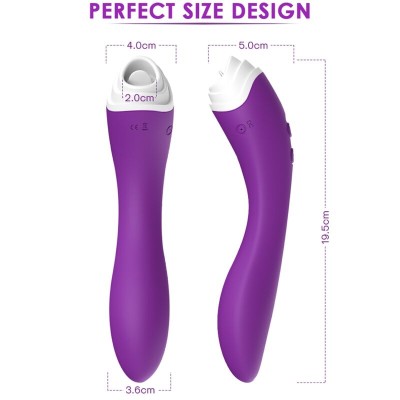 ARMONY - FAIRYLAND LAMINDO CLITOR VIBRANTE E VIBRADOR ROXO - D-237957 - Dona Pimenta