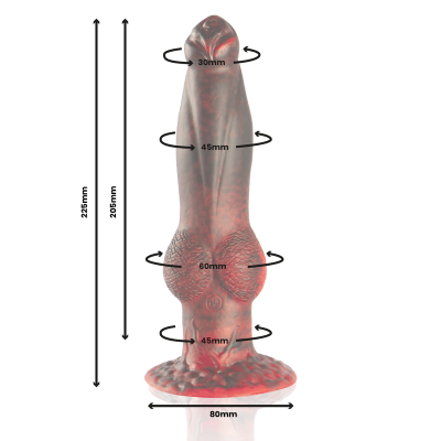 EPIC - PROMETHEUS DILDO TITAN EM CHAMAS DE CONTROLE REMOTO - D-239486 - Dona Pimenta