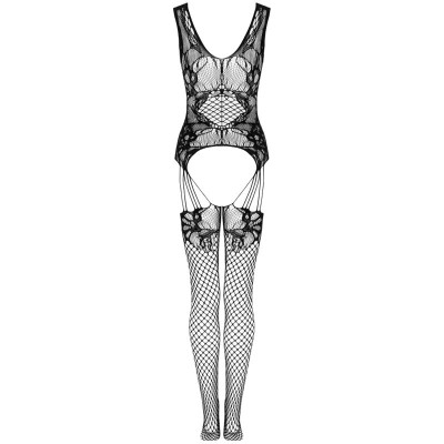 LIVCO CORSETTI FASHION - JULOVE BODYSTOCKING PRETO TAMANHO ÚNICO - D-239507 - Dona Pimenta