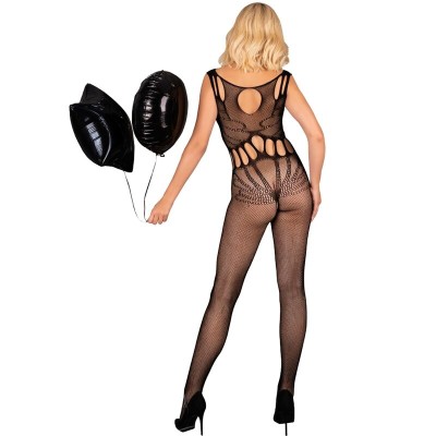 LIVCO CORSETTI FASHION - AMAHIL BODYSTOCKING PRETO TAMANHO ÚNICO - D-239503 - Dona Pimenta