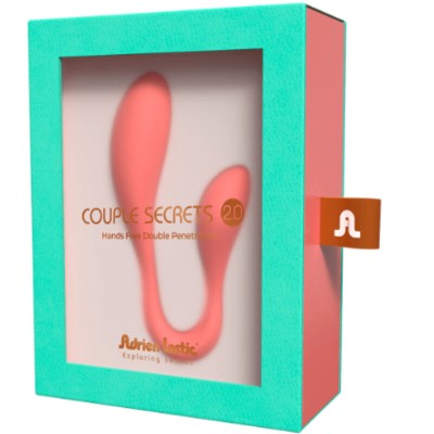 ADRIEN LASTIC - SEGREDOS DE CASAL II ESTIMULAÇÃO DUPLA ROSA + APLICATIVO GRATUITO - D-239786 - Dona Pimenta