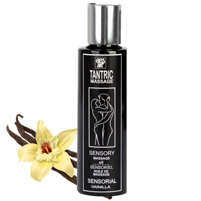 EROS-ART ACEITE MASAJE TANTRICO NATURAL Y AFRODISÍACO VAINILLA 100ML - D-209289 - Dona Pimenta