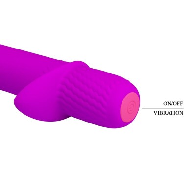 PRETTY LOVE - VIBRADOR RECARREGVEL TROY ROXO - D-237362 - Dona Pimenta