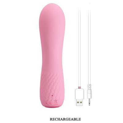 PRETTY LOVE - VIBRADOR RECARREGVEL ALICE PINK - D-237360 - Dona Pimenta