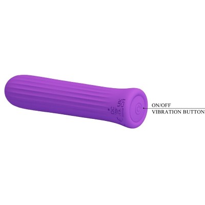 PRETTY LOVE - VIBRADOR ESTIMULADOR BLANCHE LILAC - D-237410 - Dona Pimenta