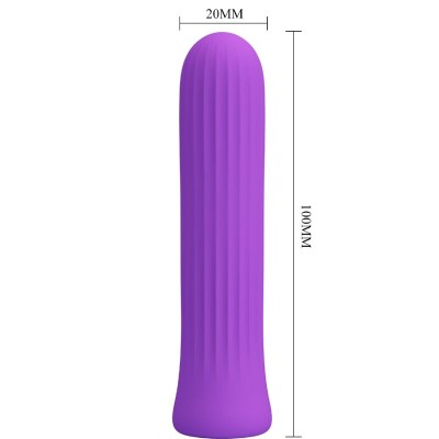 PRETTY LOVE - VIBRADOR ESTIMULADOR BLANCHE LILAC - D-237410 - Dona Pimenta