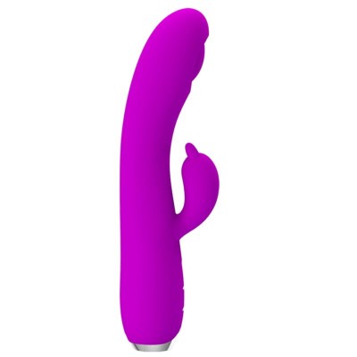 PRETTY LOVE - VIBRADOR SUCKER RECARREGVEL REGINA ROXO - D-237376 - Dona Pimenta