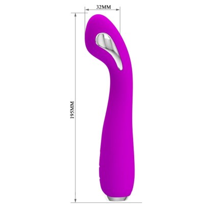 PRETTY LOVE - VIBRADOR DE ELETROCHOQUE RECARREGVEL HECTOR - ROXO IMPERMEVEL - D-237380 - Dona Pimenta