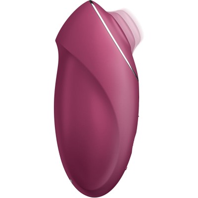 SATISFYER - TAP & CLIMAX 1 VIBRADOR LAY-ON VERMELHO - D-238139 - Dona Pimenta