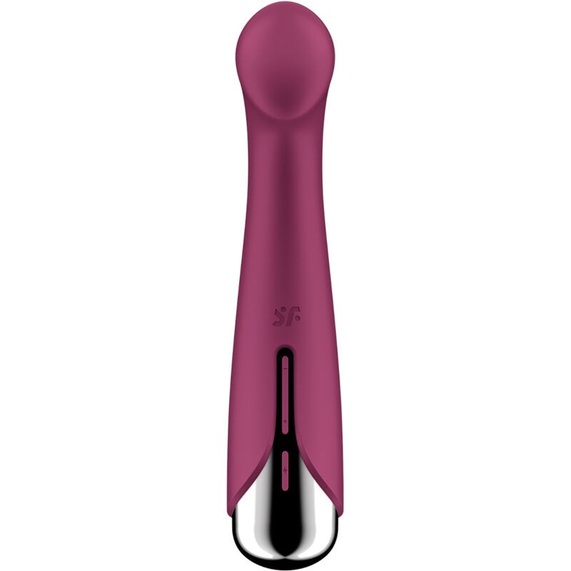 SATISFYER - SPINNING G-SPORT 1 VIBRADOR ROTATOR VERMELHO - D-238148 - Dona Pimenta