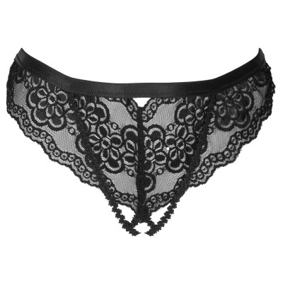 LIVCO CORSETTI FASHION - OKSURIN PANTY CROTCHLESS PRETO - D-239879 - Dona Pimenta