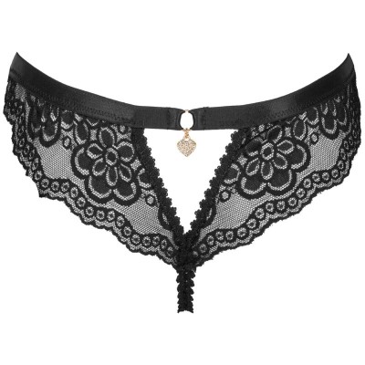 LIVCO CORSETTI FASHION - OKSURIN PANTY CROTCHLESS PRETO - D-239879 - Dona Pimenta