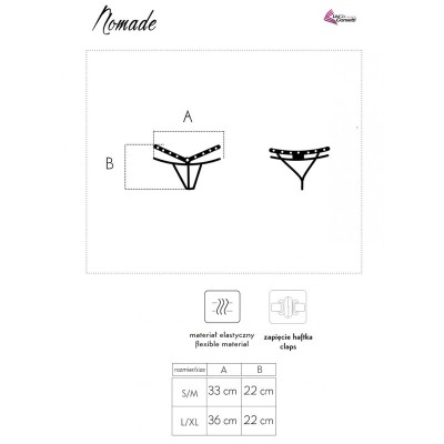 LIVCO CORSETTI FASHION - NOMADE TANGA SEM CROTCHLESS PRETO - D-239881 - Dona Pimenta