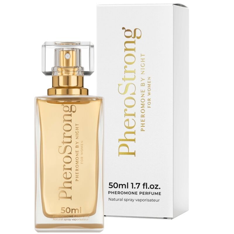 PHEROSTRONG - PERFUME DE FEROMÔNIOS DE NOITE PARA MULHER 50 ML - D-240020 - Dona Pimenta