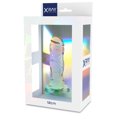 XRAY CLEAR DILDO TRANSPARENTE 12CM X 2.6CM - D-224106 - Dona Pimenta