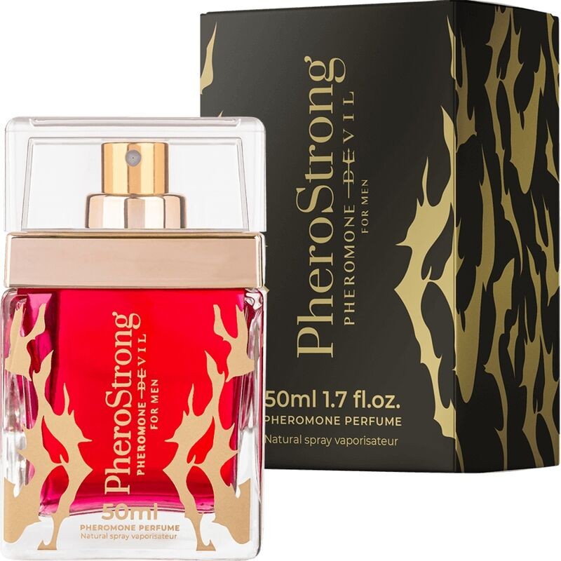 PHEROSTRONG - PERFUME DE FEROMÔNIOS DEVIL PARA HOMEM 50 ML - D-240027 - Dona Pimenta