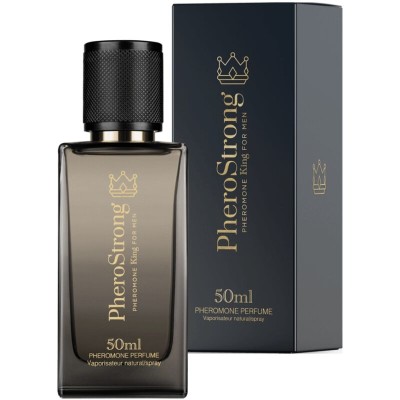 PHEROSTRONG - PERFUME DE FEROMONAS KING PARA HOMEM 50 ML - D-240029 - Dona Pimenta