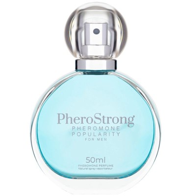 PHEROSTRONG - PERFUME DE FEROMÔNIOS POPULARIDADE PARA HOMENS 50 ML - D-240030 - Dona Pimenta