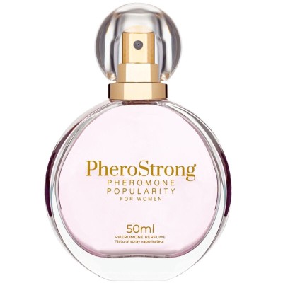 PHEROSTRONG - PERFUME DE FEROMÔNIOS POPULARIDADE PARA MULHER 50 ML - D-240031 - Dona Pimenta