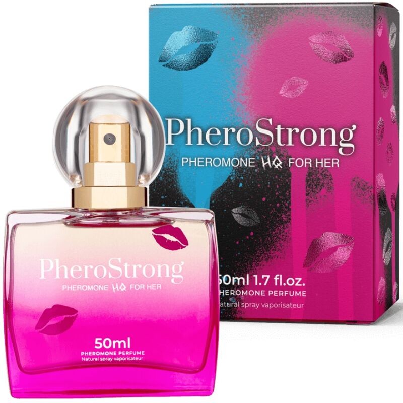 PHEROSTRONG - PERFUME DE FEROMÔNIOS HQ PARA ELA 50 ML - D-240040 - Dona Pimenta