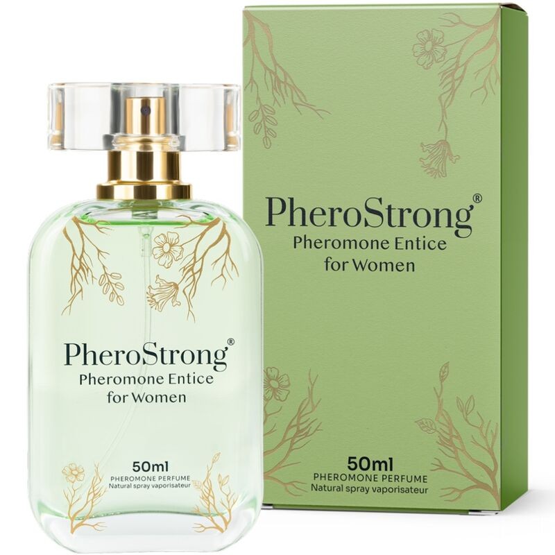 PHEROSTRONG - PERFUME DE FEROMÔNIOS SENTICE PARA MULHERES 50 ML - D-240043 - Dona Pimenta