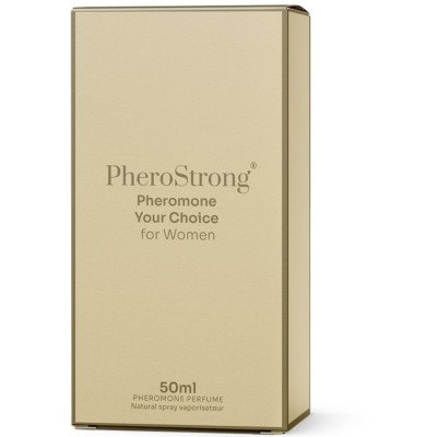 PHEROSTRONG - PERFUME DE FEROMONAS SUA ESCOLHA PARA MULHERES 50 ML - D-240045 - Dona Pimenta