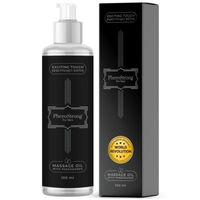 PHEROSTRONG - ÓLEO DE MASSAGEM HOMEM 100 ML - D-240074 - Dona Pimenta