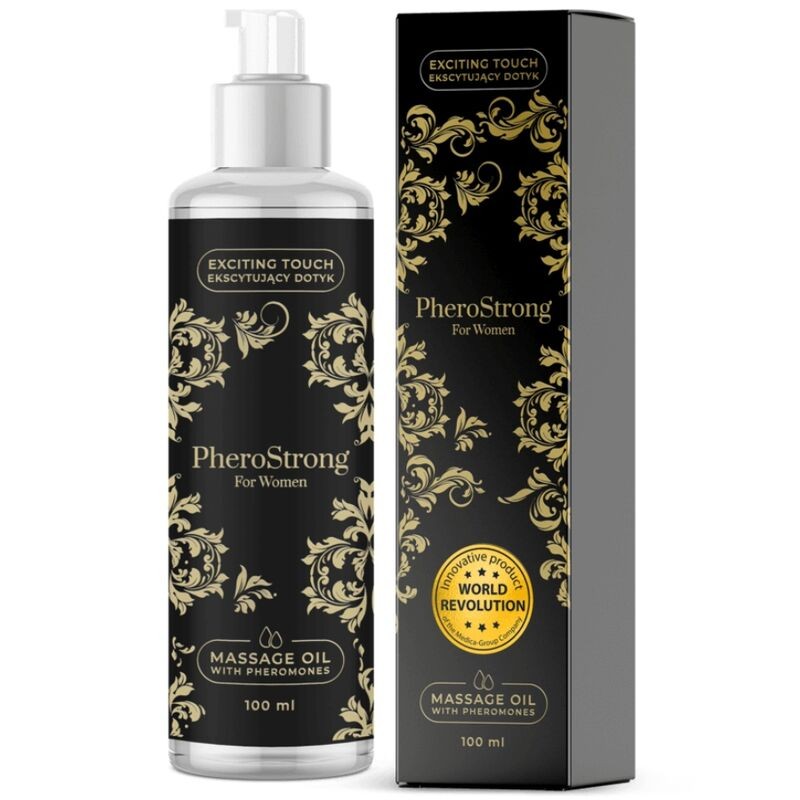 PHEROSTRONG - ÓLEO DE MASSAGEM PARA MULHERES 100 ML - D-240075 - Dona Pimenta