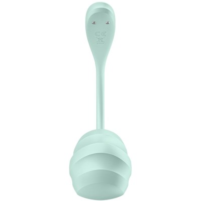 SATISFYER - ESTIMULADOR DE PÉTALA LISA G-POINT ÁGUA VERDE APLICATIVO GRATUITO - D-239489 - Dona Pimenta