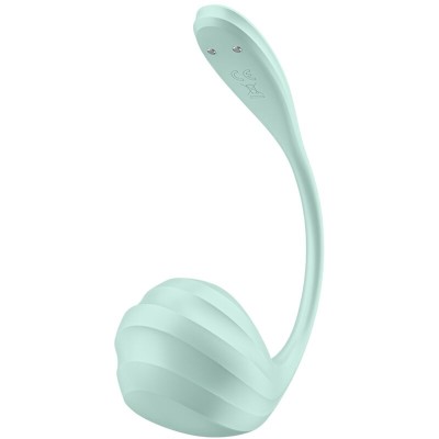 SATISFYER - ESTIMULADOR DE PÉTALA LISA G-POINT ÁGUA VERDE APLICATIVO GRATUITO - D-239489 - Dona Pimenta