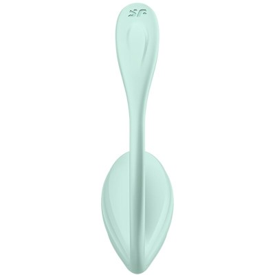 SATISFYER - ESTIMULADOR DE PÉTALA LISA G-POINT ÁGUA VERDE APLICATIVO GRATUITO - D-239489 - Dona Pimenta