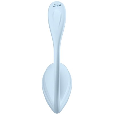 SATISFYER - ESTIMULADOR DE PONTO G DE PÉTALA LISA CÉU AZUL APLICATIVO GRATUITO - D-239490 - Dona Pimenta