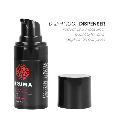 BRUMA - BÁLSAMO INTENSIFICADOR SABOR MORANGO 15 ML - D-239850 - Dona Pimenta