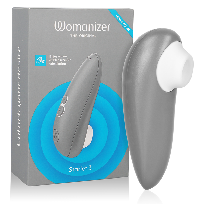 WOMANIZER - STARLET 3 CLITORAL STIMULATOR GREY - D-235666 - Dona Pimenta