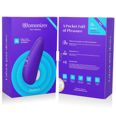 WOMANIZER - STARLET 3 ESTIMULADOR CLITORIAL INDIGO - D-235668 - Dona Pimenta