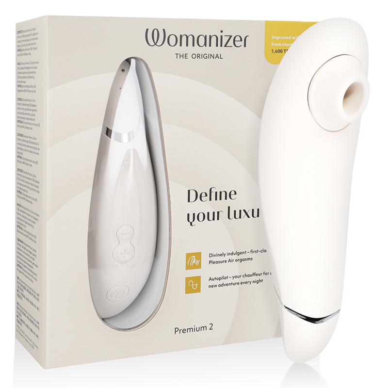 WOMANIZER - PREMIUM 2 ESTIMULADOR CLITORIAL WARM GREY - D-235673 - Dona Pimenta