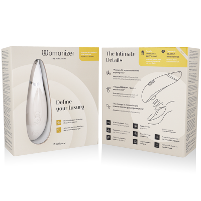 WOMANIZER - PREMIUM 2 ESTIMULADOR CLITORIAL WARM GREY - D-235673 - Dona Pimenta