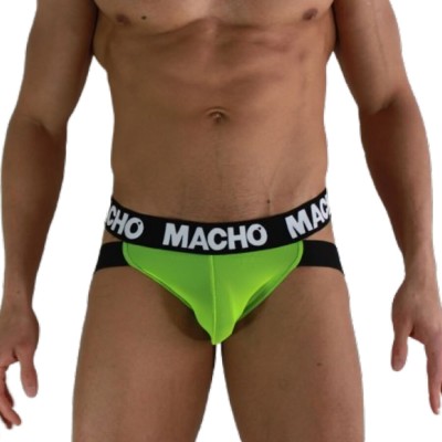 MACHO - MX28FA JOCK VERDE FLUOR S - D-239956 - Dona Pimenta