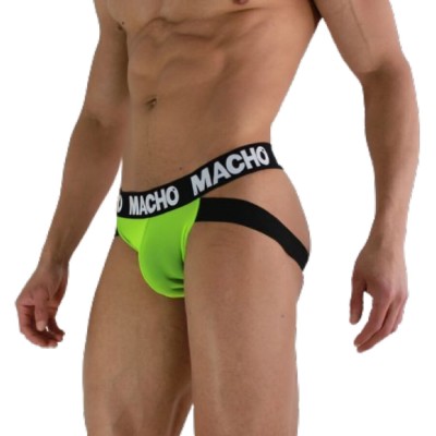 MACHO - MX28FA JOCK VERDE FLUOR S - D-239956 - Dona Pimenta