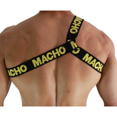 MACHO - ARNÊS ROMANO BRANCO S/M - D-239964 - Dona Pimenta