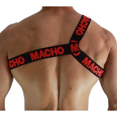 MACHO - ARNÊS ROMANO BRANCO S/M - D-239964 - Dona Pimenta