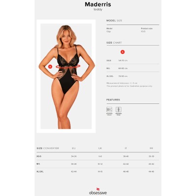 OBSESSIVE - MADERRIS TEDDY XS/S - D-235704 - Dona Pimenta