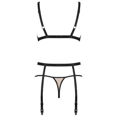 OBSESSIVO - NUDELIA TRÊS PEÇAS CONJUNTO S / M - D-228779 - Dona Pimenta