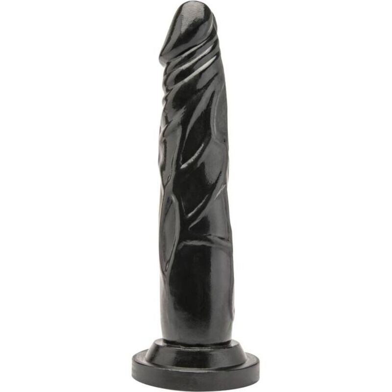 GET REAL - DONG 18 CM PRETO - D-234559 - Dona Pimenta