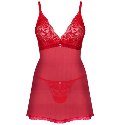 OBSESSIVE - CHILISA BABYDOLL E TANGA XS/S - D-237193 - Dona Pimenta