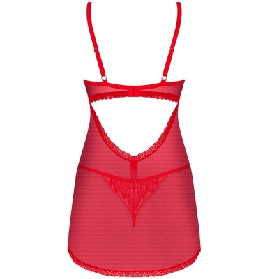 OBSESSIVE - CHILISA BABYDOLL E TANGA XS/S - D-237193 - Dona Pimenta