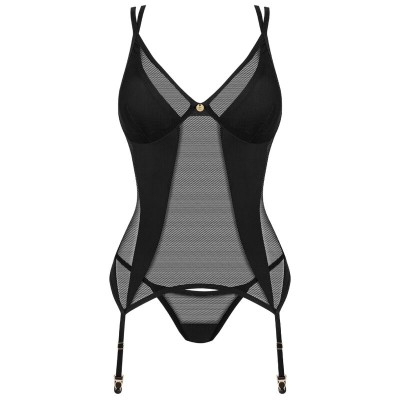 OBSESSIVE - NESARI CORSET E TANGA XS/S - D-237621 - Dona Pimenta